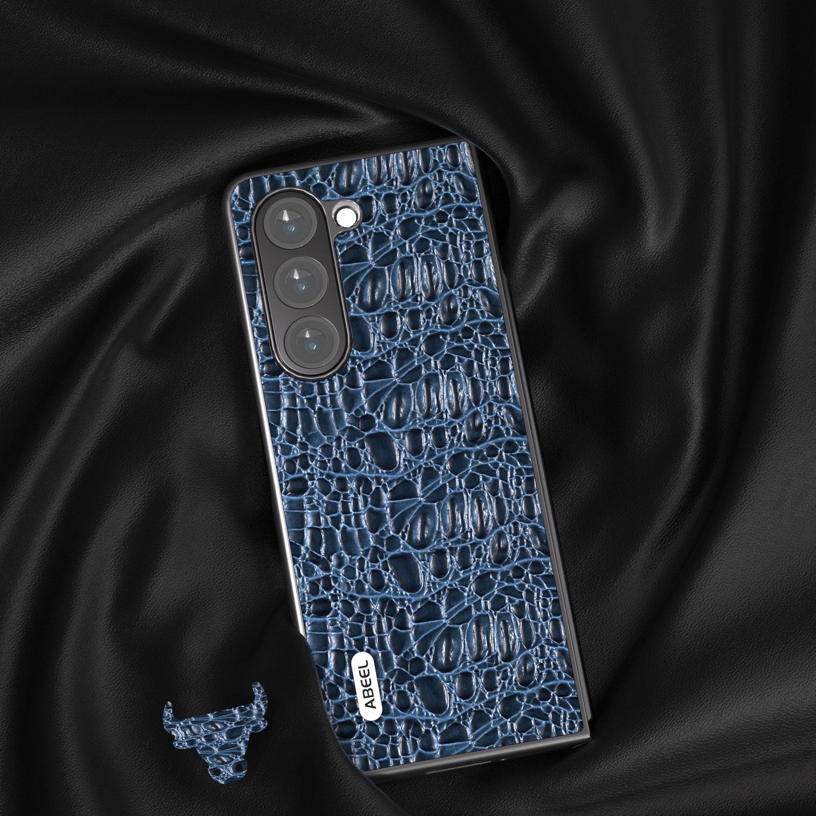 ABEEL til Samsung Galaxy Z Fold5 5G PC-telefoncover Anti-Slip ægte okselæder belagt telefoncover ABEEL til Samsung Galaxy Z Fold5 5G PC-telefoncover Anti-Slip ægte okselæder belagt telefoncover